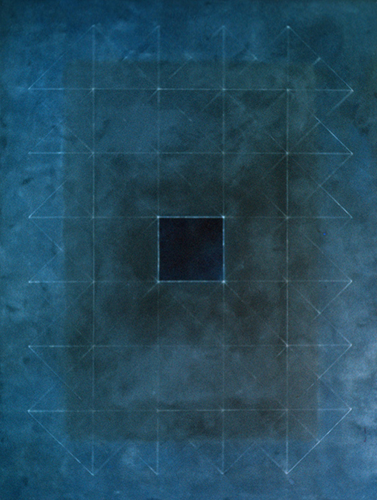 Blue Portal 4. 1974. Oil on Canvas. 122x183cm.