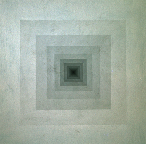 Janus 1. 1974. Oil on Canvas. 120x120cm.